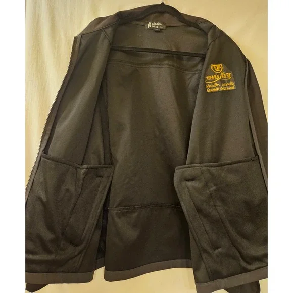 Alaska Origin Mens The Viking Juneau Softshell Jacket Black Gray Large - Picture 12 of 14